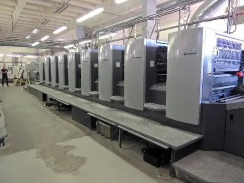Línea de prensas Heidelberg en la planta