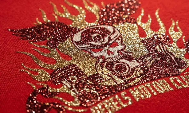 Estampado con glitter